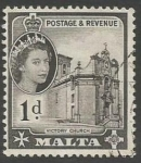 Stamps Malta -  Victory Church, Valetta