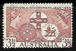 Stamps Australia -  Responsible Government - 1856 - 1956