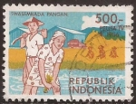 Sellos de Asia - Indonesia -  IV Plan Quinquenal de Desarrollo  1986  500 rupias