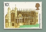 Stamps United Kingdom -  Capilla de San Jorge en el castillo de Windsord