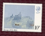 Stamps United Kingdom -  Pintura -- Turner --  Saint-Laurent