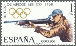 Stamps Europe - Spain -  ESPAÑA 1968 1885 Sello Nuevo XIX Juegos Olimpicos de Mexico Tiro