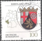 Stamps Germany -  Escudo de armas de los estados federales(Rheinland-Pfalz).