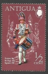 Sellos del Mundo : America : Antigua_and_Barbuda : Drummer Boy, 4th King's Own Regiment (1759)