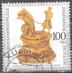 Stamps Germany -  Para el bienestar.preciosos relojes antiguos de colecciones alemanas.