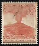 Stamps Colombia -  Volcán Galeras - pasto