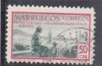 Stamps Morocco -  moras en las azoteas