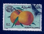 Sellos de Africa - Marruecos -  Melocoton de Marruecos