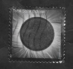 Stamps United States -  Eclipse total solar