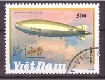 Stamps Vietnam -  serie- Dirigibles