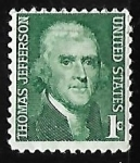 Sellos de America - Estados Unidos -  Thomas Jefferson