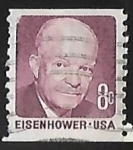 Sellos de America - Estados Unidos -  Eisenhower