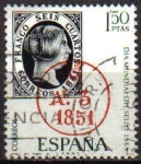 Sellos de Europa - Espaa -  ESPAÑA 1969 1922 Sello Dia Mundial del Sello Yv1573 Madrid Franco 6 cuartos 1851 Usado