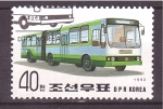 Sellos del Mundo : Asia : North_Korea : serie- Transportes públicos