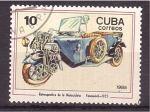 Stamps Cuba -  Retrospectiva de la motocicleta