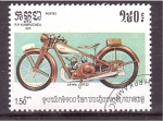 Stamps Cambodia -  serie- Motocicletas