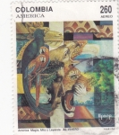 Stamps Colombia -  UPAEP- MITO Y LEYENDA