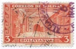 Sellos del Mundo : America : Bolivia : Mineria