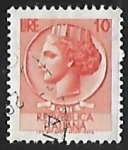 Stamps Italy -  Coin of Syracuse