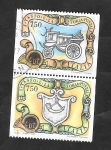 Stamps Italy -  2032 y 2035 - Historia Postal