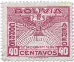 Sellos de America - Bolivia -  Conmemoracion de la revolucion del 20 de diciembre de 1943