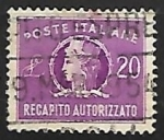 Stamps : Europe : Italy :  Authorized Delivery