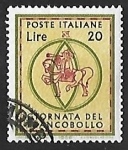 Stamps : Europe : Italy :  Postiglione and horse