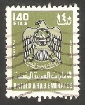 Sellos de Asia - Emiratos rabes Unidos -  65 - Escudo de armas