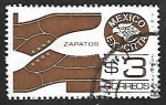 Sellos de America - Mxico -  Mexico exporta - zapatos