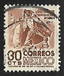 Stamps Mexico -  Danza indigina