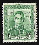 Stamps New Zealand -  King George VI