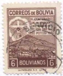 Sellos del Mundo : America : Bolivia : Conmemoracion del IV Centenario de la aparicion del señor de la Vera Cruz