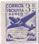 Sellos del Mundo : America : Bolivia : Conmemoracion del XXV aniversario del Lloyd Aereo Boliviano