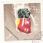 Stamps Hungary -  OLIMPIADA DE GRENOBLE´68