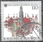 Stamps Germany -  1100 años Nördlingen.