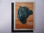 Sellos de Europa - Yugoslavia -  Busto de bronce