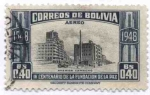 Stamps Bolivia -  Conmemoracion del IV Centenario de la Fundacion de La Paz