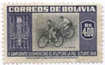 Sellos del Mundo : America : Bolivia : Conmemoracion del V Campeonato sudamericano de Atletismo