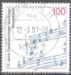 Stamps Germany -  75a del Festival de música de Donaueschingen.