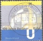 Stamps Germany -  100 años del metro de Berlín.