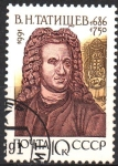 Stamps Russia -  HISTORIADOR  B. N.  TATISCHEV (1686-1750)