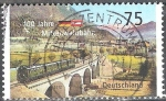 Stamps Germany -  Centenario del ferrocarril de Mittenwald.