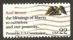 Stamps United States -  1785 - La Constitución