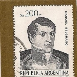 Sellos de America - Argentina -  Gral. Manuel Belgrano