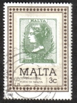 Sellos de Europa - Malta -  Centenario de oficina de correos de Malta