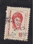 Stamps Argentina -  Gral. Jose de San Martin