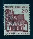 Stamps : Europe : Germany :  castillo de Lorsch