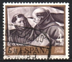 Stamps Spain -  SAN  JAUN  CAPISTRANO  Y  BERNARDINO,  PINTURA  DE  ALONSO  CANO.