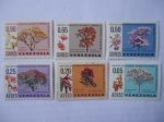 Stamps Venezuela -  flora de Venezuela - Amapates, Cañaguates y Araguaney