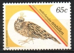 Stamps Netherlands Antilles -  PROTECCION  CONTRA  LOS  ANIMALES,  CODORNIZ  CON  CRESTA.